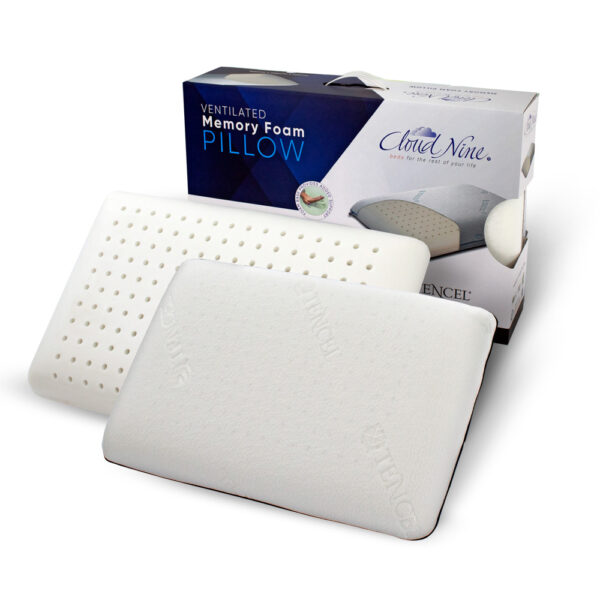 cn ventilated memory foam pillow