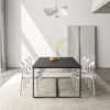 star w dining chair light blue