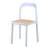 star w dining chair light blue