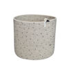 mia mélange | cesto, stitched black polka dot