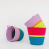 mia mélange | vasor tropical pistachio, mustard stripe & berry purple