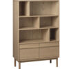 estante petra, natural oak | h140 w90.1 d40 cm