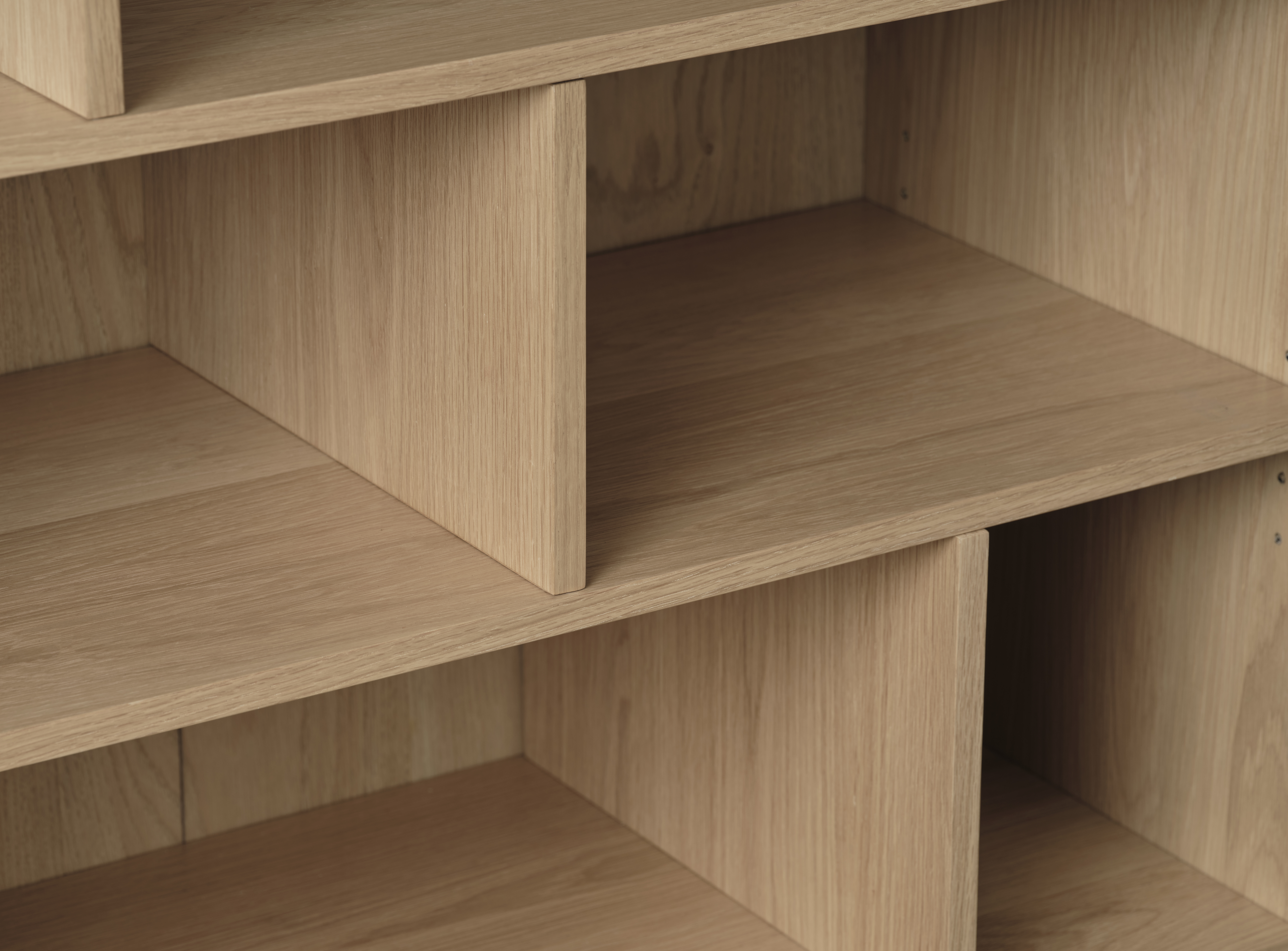 estante petra, natural oak | h140 w90.1 d40 cm