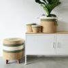mia mélange | cesto cylinder jute jungle, cor olive jute jungle