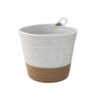 mia mélange | vaso jute jungle, cor jute com costura cinzent