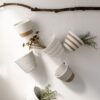 mia mélange | vaso jute jungle, cor jute com costura cinzent