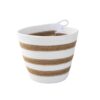 BSK117546RS-1 mia mélange | vaso recycled rope, cor jute striped