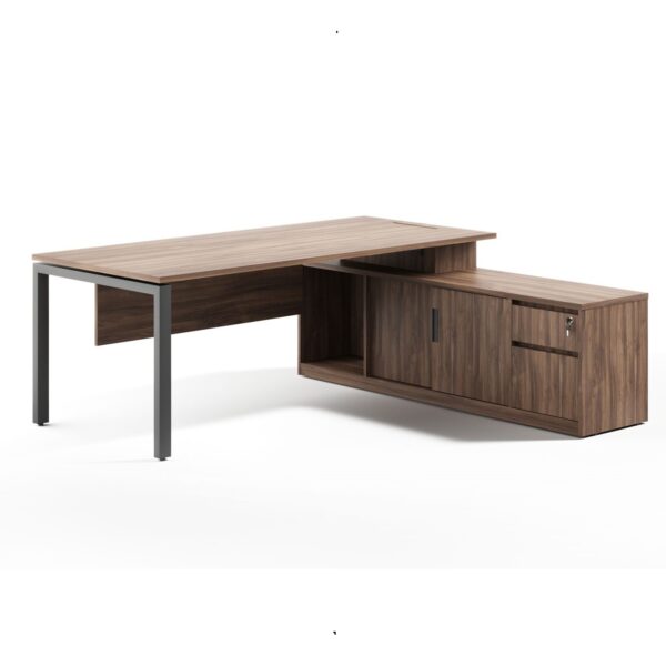meta charm 1800mm l shaped desk with cupboard