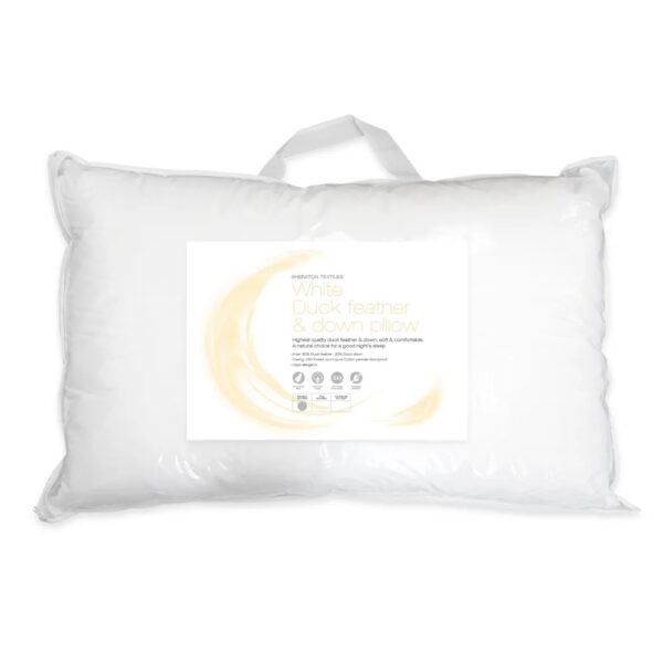 duck feather & down pillow