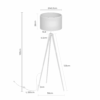 candeeiro de mesa cherie | base: dia580 abajur: dia465 h1630 mm