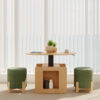 pouf rowen | w40 d40 h45 | tecido