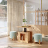 pouf rowen | w40 d40 h45 | tecido