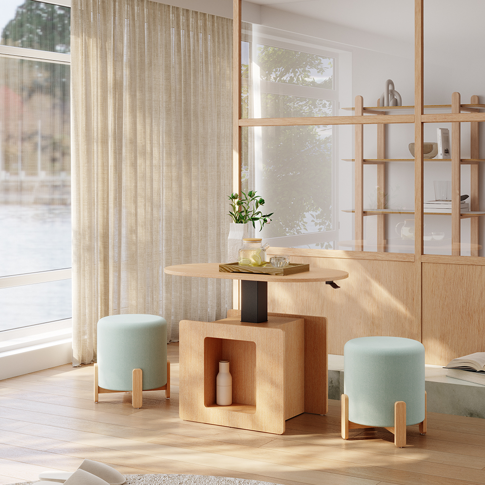 pouf rowen | w40 d40 h45 | tecido