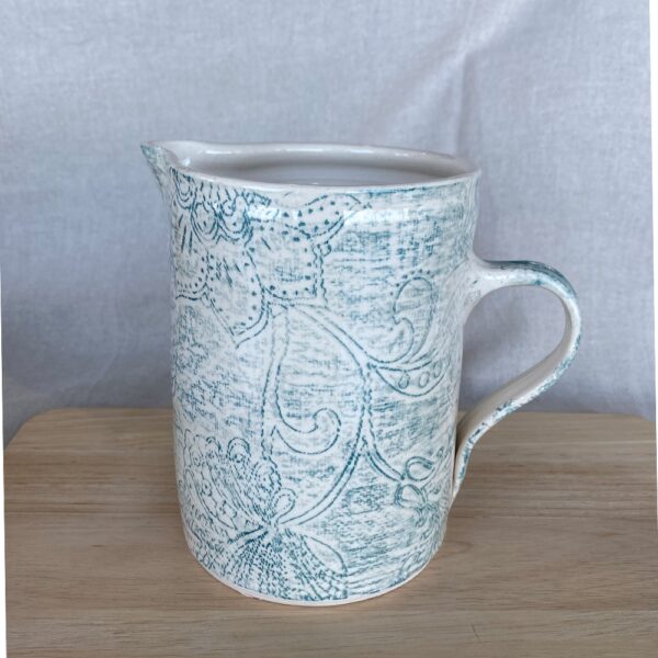 1l straight jug, mixed pattern